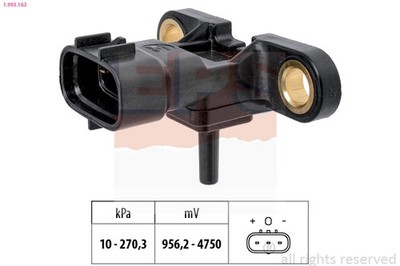 Sensor, barometrischer Druck, Höhenanpassung EPS 1.993.163  für OE 13 62 7 801 3