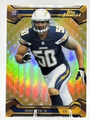 2013 Topps Finest - Manti Te'o #131 Gold Refractor /75 (RC)