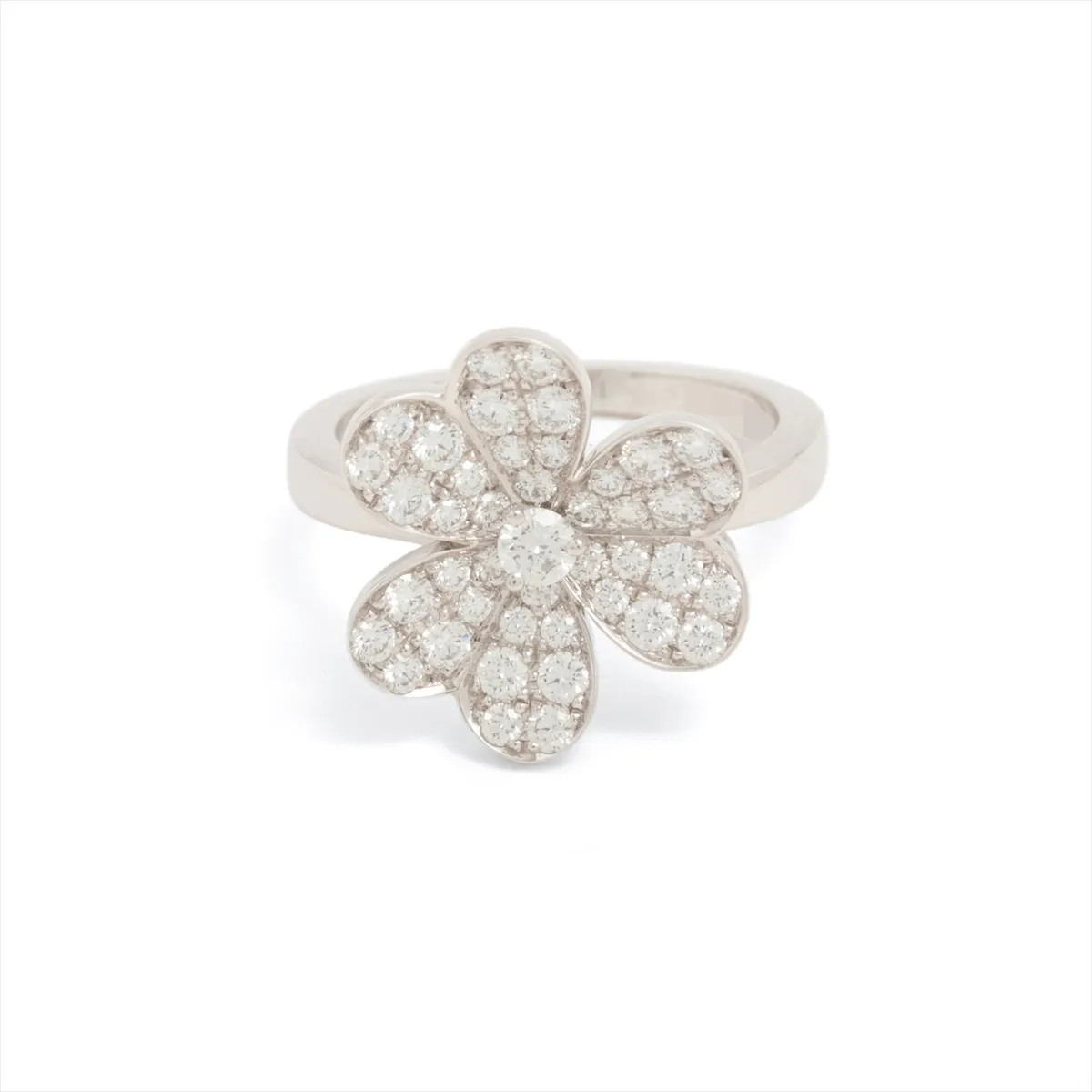 Van Cleef & Arpels Frivole diamond Ring 750(WG) 5.1g 51