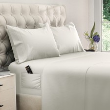 DREAMCARE King Size Sheets Set 4 pcs Cooling Sheets up to 21 Deep Pocket...