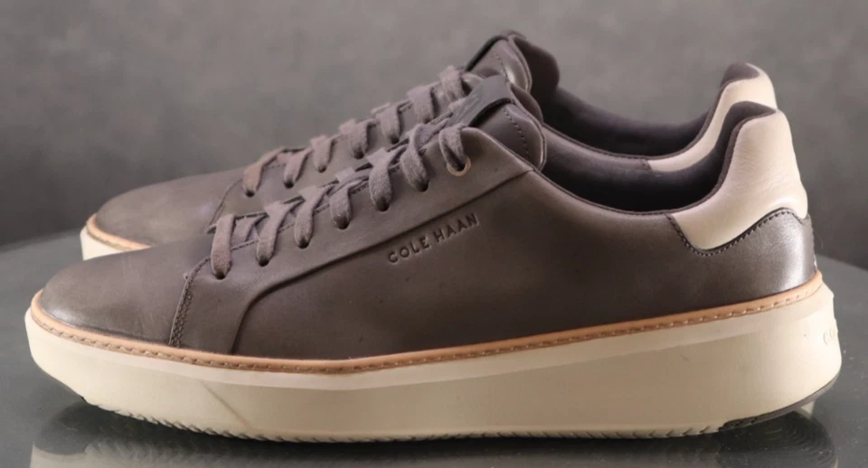 Zapatos Deportivos Cole Haan Grand 360 Para Hombre Talla 10.5 M Cuero Gris C37229 Foto 2 de 4