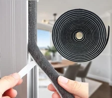Door Brush Weather Stripping for Sliding Windows Exterior Doors Frame 