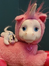 Pony Surprise Pink Glitter White Unicorn With 1 Baby 2015