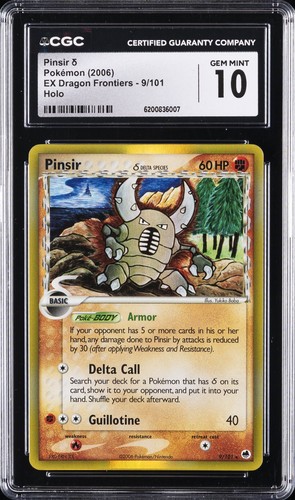 Pinsir δ graded CGC 10 for sale on eBay
