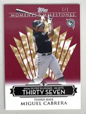 2008 Topps Moments & Milestones Miguel Cabrera Red 1/1