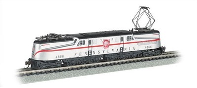 Bachmann Trains 65254 N-Scale Locomotive, Silver Red Stripe
