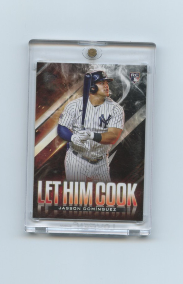 2024 Topps Update Series - Let Him Cook Jasson Dominguez #LHC-7 Black /299 (RC)