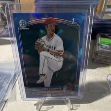2025 Bowman Draft Sapphire 1st Chrome Luke Lacourse BDC-123 Angels