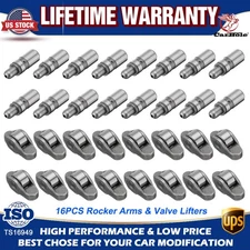 16X Rocker Arm&Valve Lifter Kit For 2.0 2.2 2.4 4.6L Ecotec Engine MR1340 JB7524