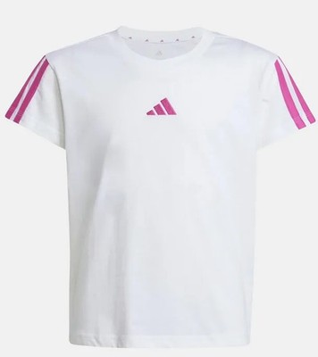 Adidas Essentials 3-Stripes Mädchen T-Shirt - Weiß