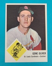 1963 Fleer #62 Gene Oliver St. Louis Cardinals BASEBALL Card Z3