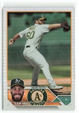 Sam Moll 2023 Topps Rainbow Foil Oakland Athletics #8