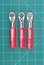 Matco Tools 1/4" Hex 7 pc Ratcheting Bit Screwdriver Set FTR7-1 FTR7-2 FTR7-3