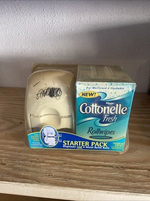 Kleenex Cottonelle Starter Pack Fresh Rollwipes Dispenser and 400 Wipes 2001
