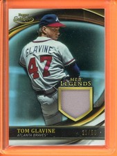 Tom Glavine MLB Legends Relics /50 2020 Topps Gold Label #MLR-TGL