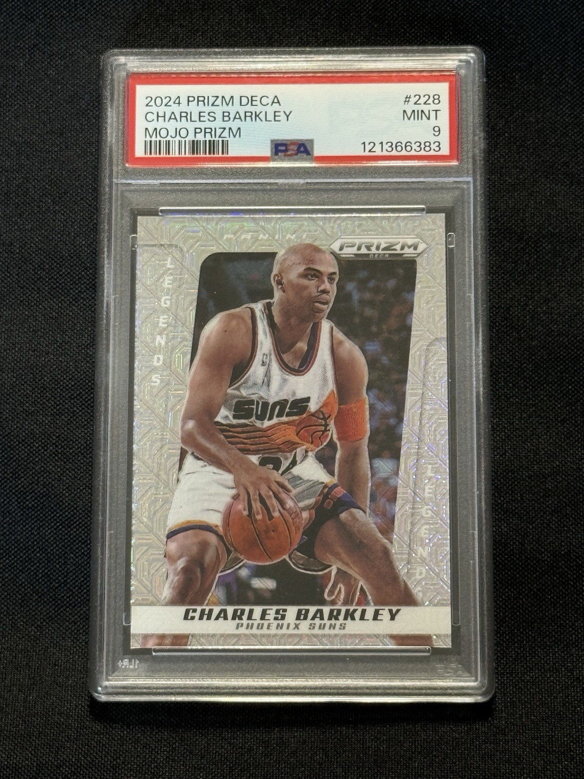 2024 Panini Prizm Deca Charles Barkley #228 Mojo Prizm 02/25 -PSA 9
