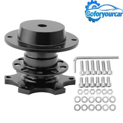 Car Universal Steering Wheel Quick Release Hub Racing Adapter Snap Off Boss Kit
