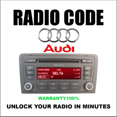 Audi Concert Chorus Symphony Radio Code | SAFE Unlock