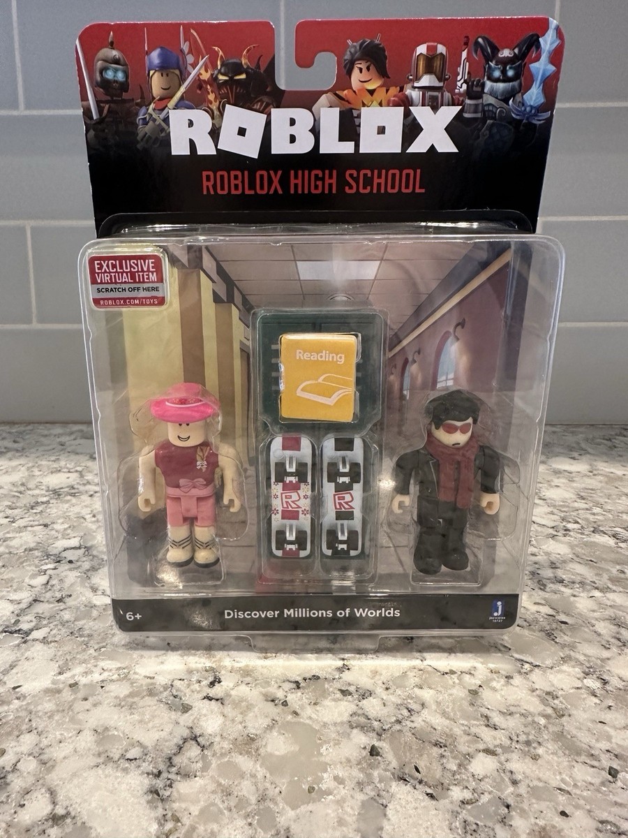 ROBLOX ⭐ High School Action Figures ⭐ With Exclusive Virtual Item Code ~NEW