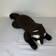 Russ Berrie Mischief Raccoon Plush Stuffed Animal Brown Black *See Photos