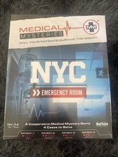 Medical Mysteries: NYC Emergency Room Board Game | New Sealed Buffalo Co-op