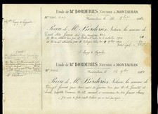 melle lagarde 1910    Me  Borderies à Montauban