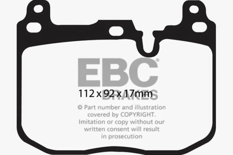 EBC DP42130R 14+ fits BMW i8 1.5 Turbo/Electric Yellowstuff Front Brake Pads