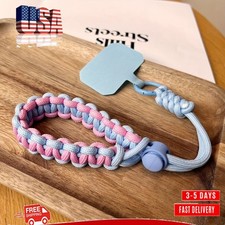 Versatile Handwoven Adjustable Mobile Lanyard Anti Loss Durable Convenient Use