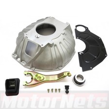 Sb Bb Chevy Aluminum Bellhousing Kit For 58-87 Chevrolet Small Big Block Engines