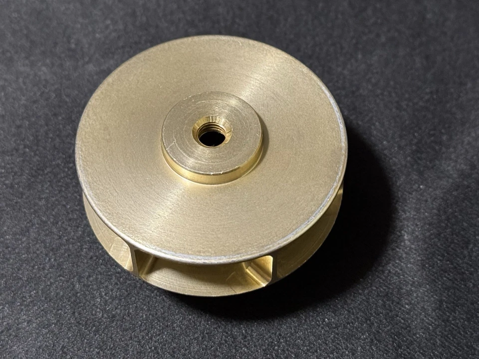 Vintage Kyosho Concept 30 ZEAL Metal Cooling Fan Gold Made in Japan - Image 4 of 4