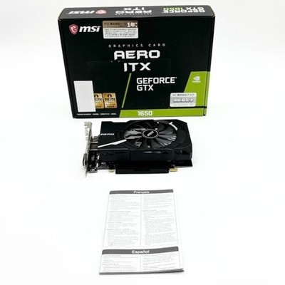MSI GeForce GTX 1650 D6 AERO ITX J OC 4GB GDDR6 Graphics Video Card W/Box