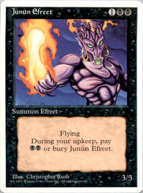 Junun Efreet Fourth Edition NM