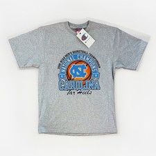 VTG NOS Y2K BNWT 2005 UNC Tarheels Basketball National Championship Tee Shirt