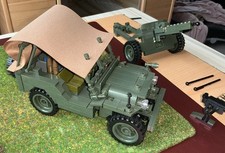 Bluebrixx Jeep Mit Geschütz Gebraucht Klemmb...