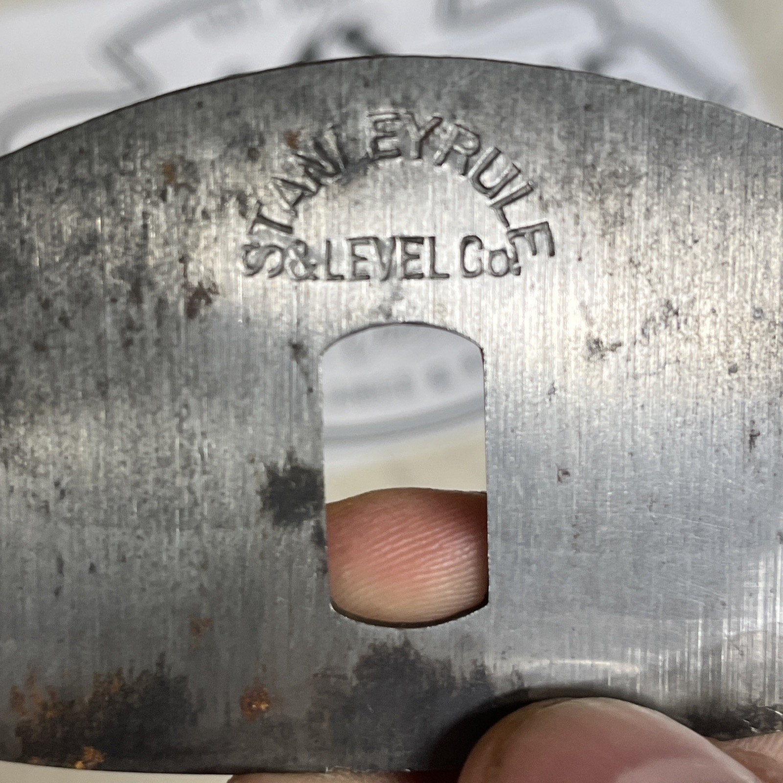 STANLEY Rule & Level Co. Spoke Shave Iron