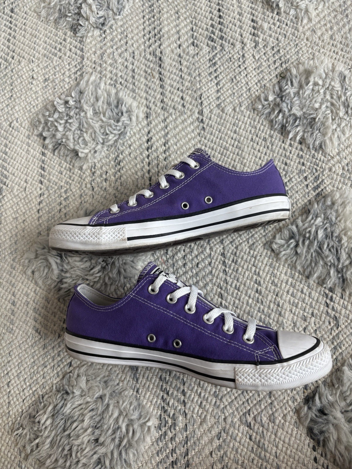 Purple Converse All Star trainers US women 10/US Men 8/ UK 8/ EU 41.5 Sneaker thumbnail 4