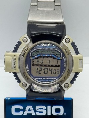 Vintage Casio Marine Gear MRT-200 Quartz Digital Wrist Watch Baro Alti Depth