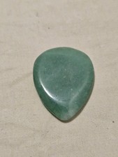 Timber Tones Shimmy Tones Green Aventurine Single Guitar Pick
