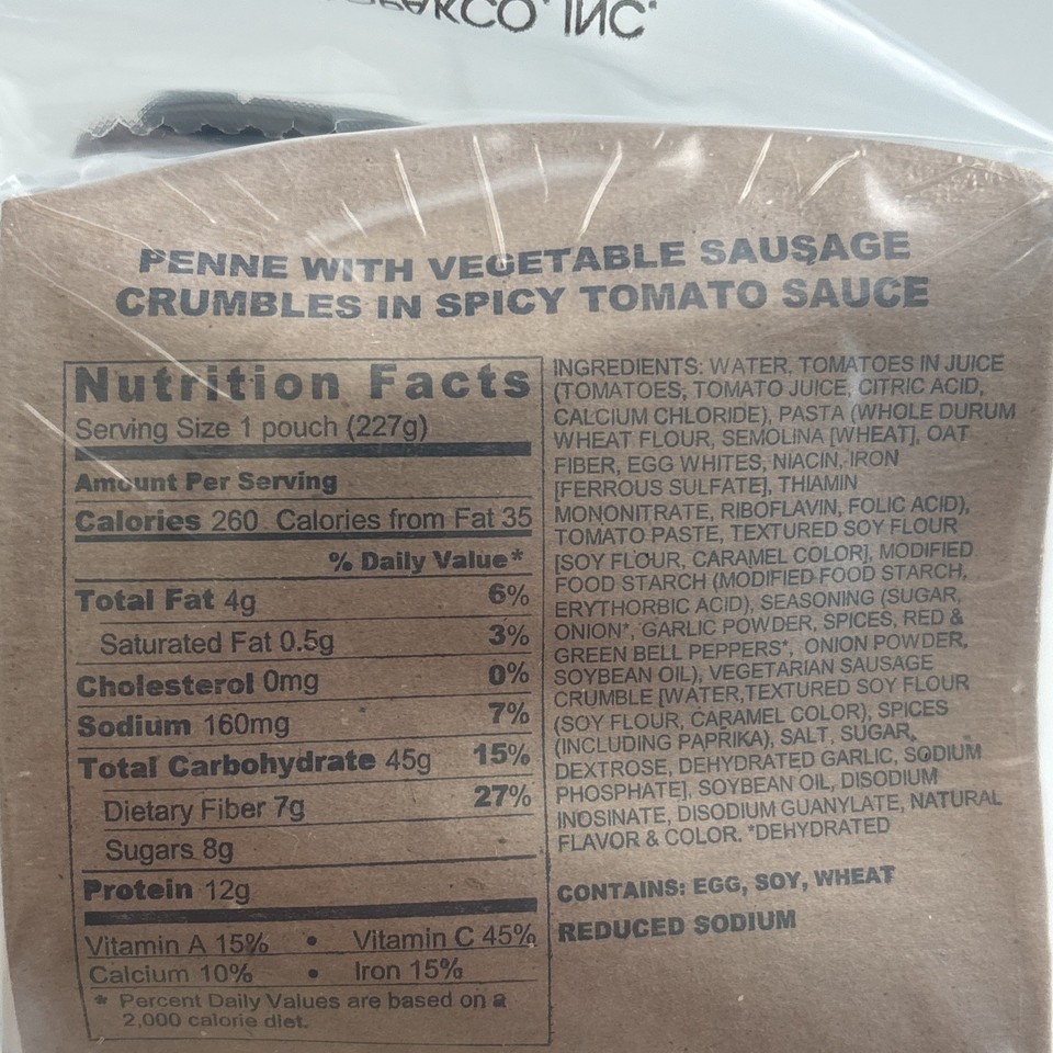 MRE SOPAKCO Case Emergency Ration 14 Meals, preppers military zombie ...