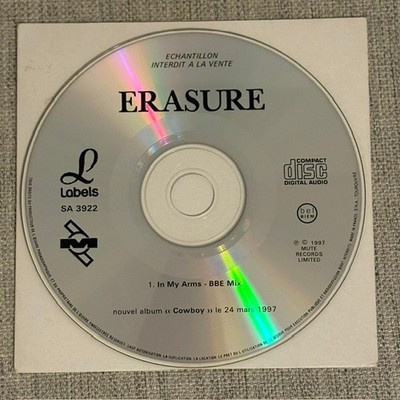 ERASURE - IN MY ARMS - SUPER RARE FRENCH PROMO BBE MIX SA3922