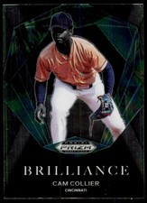 2022 Panini Prizm Draft Picks Cam Collier BR-CC Brilliance Cincinnati Reds