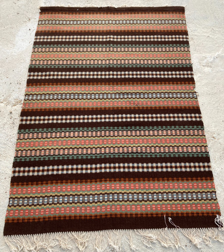 Vintage Handmade Traditional Beautiful Afghani Kilim Floor Rug Carpet 144x99 cm