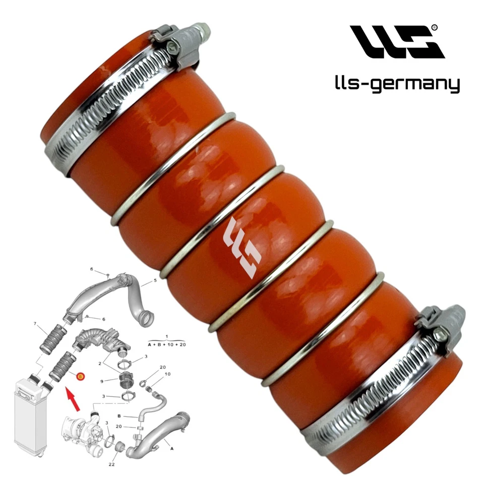 Turboschlauch Ladeluftschlauch für DS3 DS4 DS5 1.6 THPS 1.6 Racing 1440N5 - Bild 2 von 4