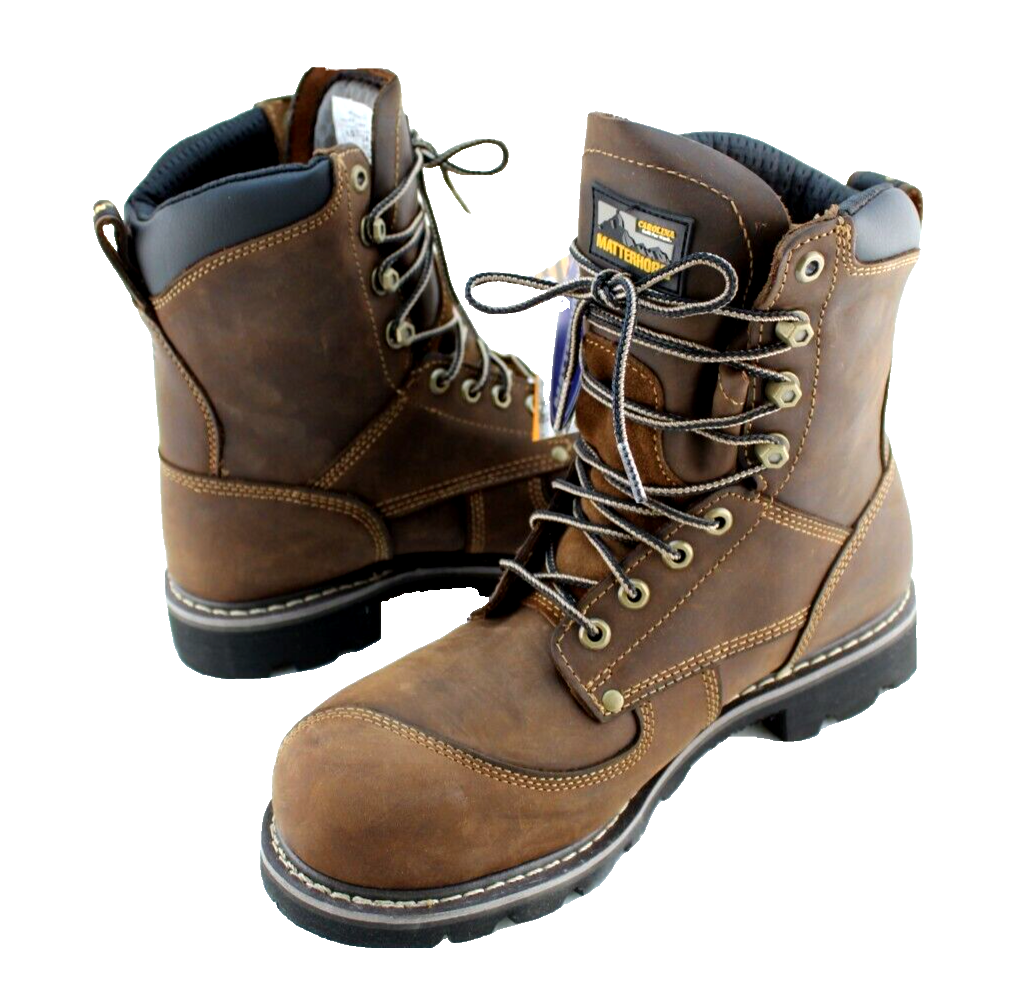 MATTERHORN Linesman Logger Size 9 Safety Toe Waterproof Men Work Boots ...
