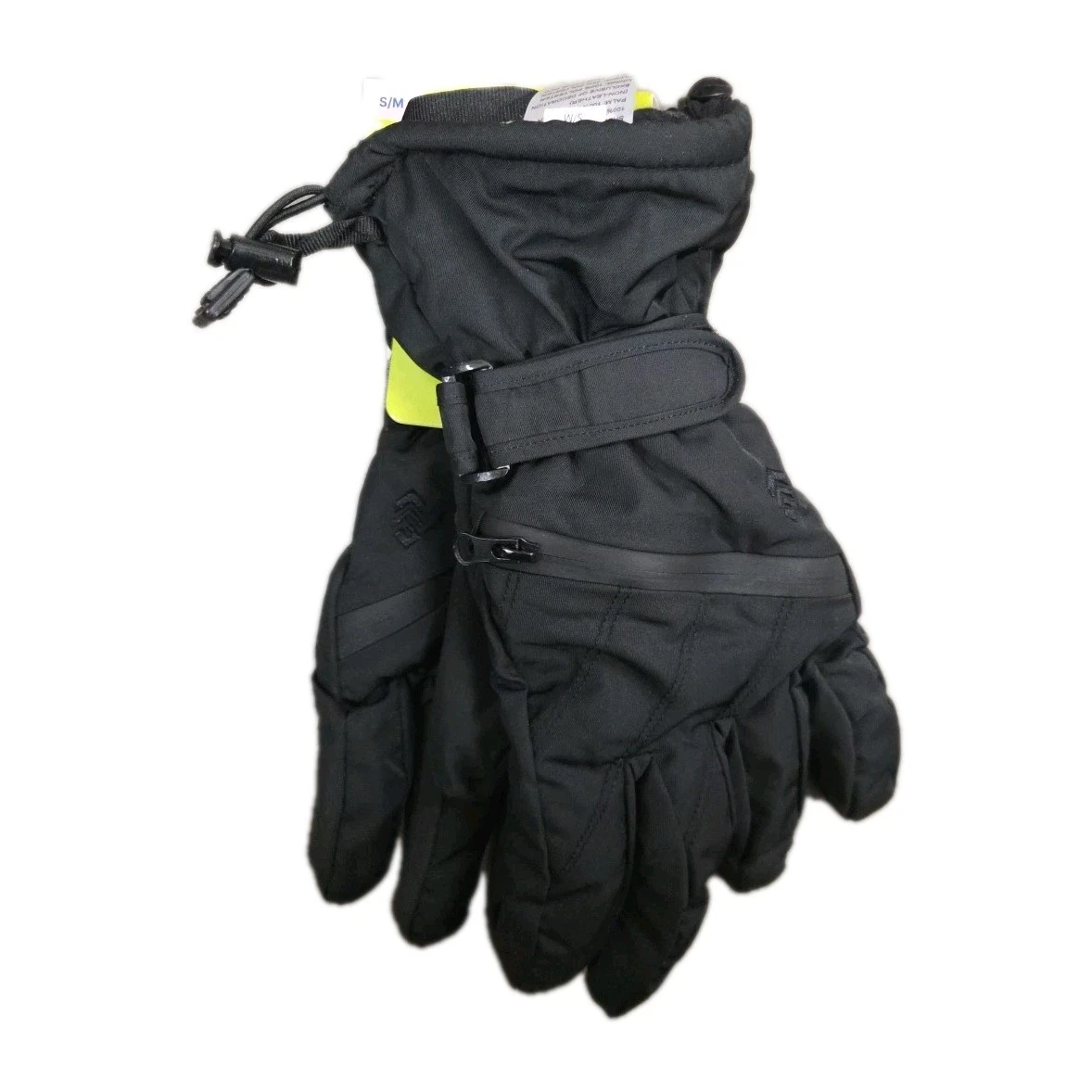 Free Country Womens Softshell Glove Warmer Touchscreen Compatible S/M Black NWT