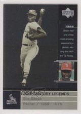 2000 Upper Deck Legends 20th Century Legends Bob Gibson #126 HOF ma3
