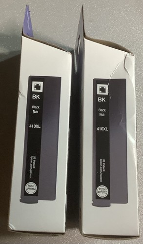 2 cartucce inchiostro nero ad alta capacità originali (2025) Epson 410XL "NUOVE/SIGILLATE" - Foto 14 di 14