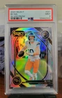 2024 Panini Select Bo Nix #221 Club Level Silver Prizm PSA 9 RC Denver Broncos
