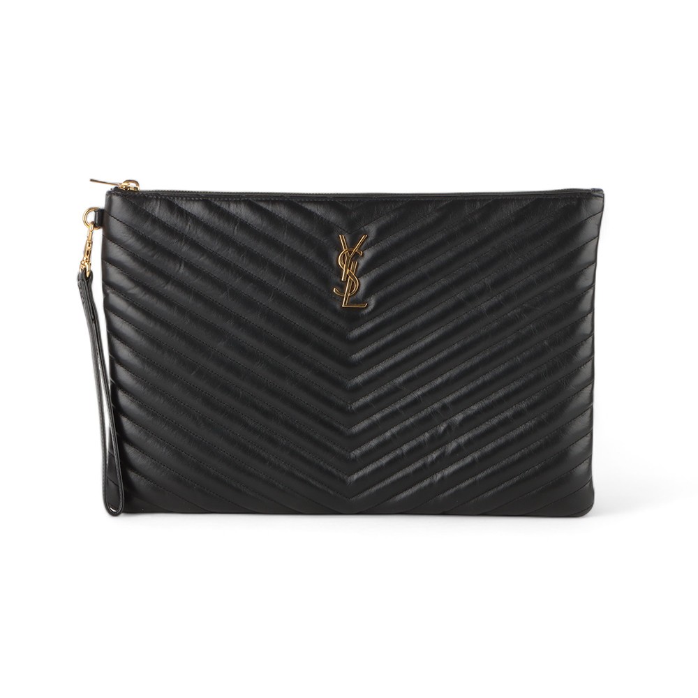 Borsa pochette Saint Laurent Monogram Matelassé porta documenti grande 440222 32669