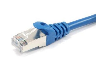 Equip Patchkabel RJ45 Cat6A S/FTP (S-STP) PIMF 2,00 m Blau 2,00 Meter